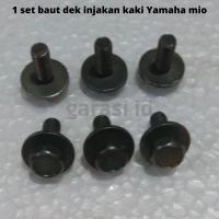 1 set baut dek injakan kaki Yamaha mio