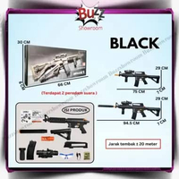 Mainan Tembakan Anak WGG M4A1 Pubg Gel Watergel Hitam