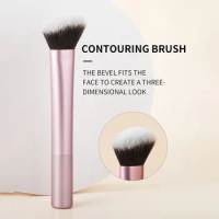 1pc Contour Brush, Premium Contour Blush Face Makeup Brush, Perfect For Cheek Forehead Jaw Nose Blending Deepening Contouring