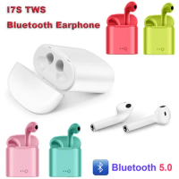 I7s Tws Wireless Headsets Active Noise Reduction Bluetooth 5.0 Earphones Waterproof Volume Control Stereo Bass Earbuds With Mic