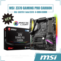[ใหม่] MSI Z370เมนบอร์ดคาร์บอนสำหรับเล่นเกม LGA 1151 4 × DDR4 DIMM โดยใช้ Intel Z370มาตรฐาน ATX 64GB