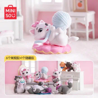 Miniso Disney Cat Series Blind Box Original Disney Marie Cat and Lucifer Cat Mystery Box Action Figure Toys Gifts for Kids