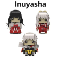 New Japan Anime Higurashi Kagome Sesshoumaru Inuyasha Set Building Blocks Mini Action Figure Toys