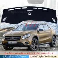 Dashboard Cover Protective Pad for Mercedes Benz GLA X156 2014~2019 Car Accessories Carpet GLA180 GLA200 GLA220 250 220 220d AMG
