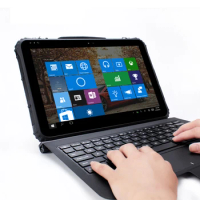 12.2" Windows 10 Intel Z8350 / 6Y30 CPU DB9 RS485 RJ45 4G LTE WIFI GPS Rugged Waterproof Industrial Computer Tablet PC Notebook