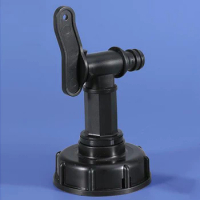 Bucket Plastic Faucet Tools Thread Plastic Tank Tap Adapter 17mm 26.2mm 60mm Black Fitting Connector Water For IBC