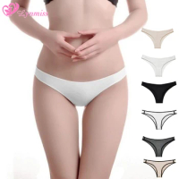 Lynmiss Sexy Women Thongs Seamless Lingerie G-string Sexy Thongs For Ladies Cotton Erotic Panties Low Rise Women Underwear