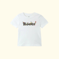 【Roots】Roots 小童- COOPER FLORAL短袖T恤(白色)