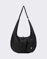 Fertig - Maison Tubular 1.0 Raven Sling Bag - Tas Selempang Parasut Hitam Pria Wanita Muat Banyak De