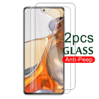 HD Full Cover Protective Films 2Pcs Tempered Glass For Xiaomi Mi 11T Pro Phone Screen Protector Glass For Xaomi xiomi Mi11 2021