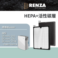 【RENZA】適用瑞典 203 205 270E 280i 290i 空氣清淨機(2合1HEPA+活性碳濾網 濾芯)