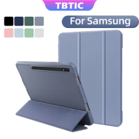 TBTIC Case for Samsung Galaxy Tab S9 S8 S711 in For S6 Lite 10.4 S7 Plus S7 FE S8 Plus 12.4 S8 Ultra 14.6 with Pen Tablet Cover