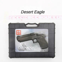 1:6 Mini Toy Gun Model Elaborate Desert Eagle M10 Colt Revolver Alloy Metal Collection Prop Gifts for Boys