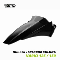 SPAKBOR HUGGER KOLONG VARIO 125 VARIO 150 2012-2021 TGP PARTS WARNA HITAM METALLIC