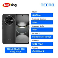 HP TECNO SPARK 30C 8/256GB BLACK