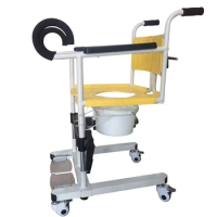 TM-001 Handicap Manual Transfer Chair Transfer Commode Lift Chair for Patient and Elderly