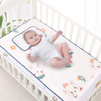 100 * 56cm Baby Mattress Urinary Mat Portable Foldable and Washable Game Mattress Urinary Mat Cloth Bedding Supplies baby bed