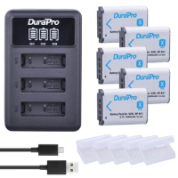 DuraPro 5pc NP-BX1 NP BX1 Battery+LED 3 Port USB Charger For SONY DSC RX1 RX100 RX100iii M3 M2 WX300 HX300 HX400 HX50 HX60 GWP88
