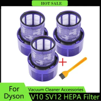 Washable Big Filter Unit For Dyson V10 SV12 Cyclone Animal Absolute Total Clean Cordless Vacuum Cleaner Replacement Hepa Filter