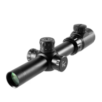 2.5-8x24 Tactical Riflescope Hunting Scopes Red /Green Dot Illuminated Sight Sniper Scopes w/22mm For Airsoft Air Gu