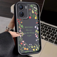 เคสโทรศัพท์โทรศัพท์มือถือ, สำหรับ vivo Y22S, Y77E, Y22, Y775G, Y274G, Y35PL5G, Y17S, Y16, ลายดอกไม้ผ