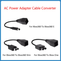 AC Power Adapter Cable Converter Transfer Cable Convert Cord For Xbox 360 to Xbox Slim/One/E Power Convert Cable Games Parts