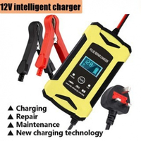 Fast Delivery⚡12V 10A Battery Charger big screen BS Charger Car Battery Charger 12V Lead Acid Portab