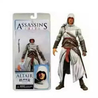 NECA 刺客信條 1代 2代 3代 EZIO 艾西歐 7寸可動人偶 手辦卡裝