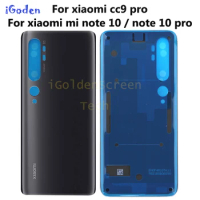 NEW For Xiaomi Mi Note 10 Pro Back Battery Cover CC9 Pro Rear Glass Door Case For Xiaomi Mi Note 10 Pro Back Cover