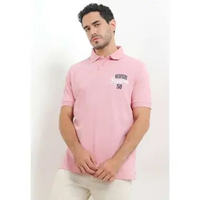Hush Puppies Kaos Polo Pria Picard Pink Pink M