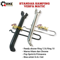 Standar Samping Vespa Matic Sprint Primavera i get 3V Ukuran Ring 12 Ring 10 Motorcycle