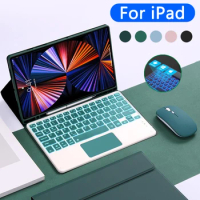 For iPad Case Keyboard,For iPad 9.7 10.2 7/8/9th iPad 10 10th Generation 10.9 Air 4 5 Pro 11 12.9 Cover With Backlight Keyboard