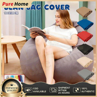 Sofas Cover Extra Large Bean Bag Chairs for Adults Kids Couch Sofa Cover Sarung Bean Bag Sarung Sofa