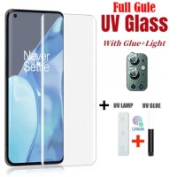 3D Curved High Quality Full Glue UV Tempered Glass For OnePlus 9 Pro Screen Protector For OnePlus 9 Pro Camera Film