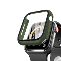 【HH】Apple Watch Series 9/8/7 -41mm-莫蘭迪綠-鋼化玻璃手錶殼系列(GPN-APWS841-PCG)