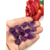 อะเมทิสต์ดิบ ธรรมชาติ Natural Raw Purple Amethyst Gemstone/ Top High Quality Amethyst/ Genuine Ameth