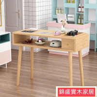 特價 實木美甲桌 網紅日式美甲臺 帶內嵌吸塵器高檔簡約美甲桌椅套裝