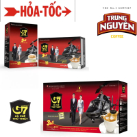 Cafe Sữa Hoà Tan G7 3in1 Hộp 18 Gói dài / Hộp 21 Gói Vuông - Trung Nguyên (Bao bì mới) 【Hot trend】 【