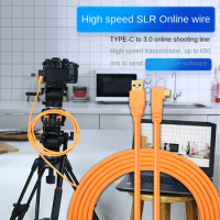 Typec camera live online shooting line is applicable to Sony a7r3 a7m3 a7r4 Canon RP Fuji XT3/4
