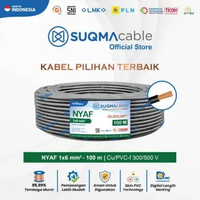 SUQMA Kabel Listrik NYAF 6 mm Hitam @100m