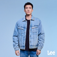 Lee 男款 牛仔羽絨外套 中淺藍洗水｜101+