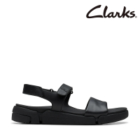 【Clarks】女鞋 Trigenic2 See. 三瓣鞋2.0 全皮面輕量魔鬼氈設計涼鞋(CLF82571S)