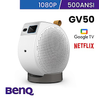 BenQ 1080P Google TV 雷射智慧微型投影機 GV50