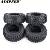 AXSPEED 4PCS Rubber Tyres Wheels Tires 15x38mm for Kyosho 1/18 Jimny Upgrade Accessories