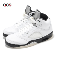 Nike 休閒鞋 Air Jordan 5 Retro 男鞋 白 黑 Reverse Metallic 5代 DD0587-110