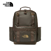 【The North Face 官方旗艦】北面男女款灰褐色DWR防潑水大容量多功能休閒後背包｜8BK4B7I 筆電包/登山包