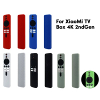 Silicone Remote Cover for XiaoMi TV Box 4K 2nd Gen Remote Control Protective Sleeves Bumpers Guard Controller Accessories