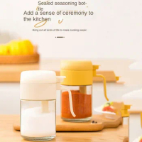 Retractable Retractable Seasoning Jars Paprika Protable Plastic Spice Container Leak-proof Condiment Canister Kitchen