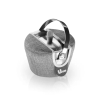 【瑞康屋UCOM】雅痞灰304不鏽鋼防溢提鍋附提袋-16cm(防溢專利設計)