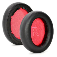 Replacement Ear Cushion Foam Cover Ear Pads Soft Cushion for Anker Soundcore Life Q10 / Q10 Bluetooth Headphones (Red)